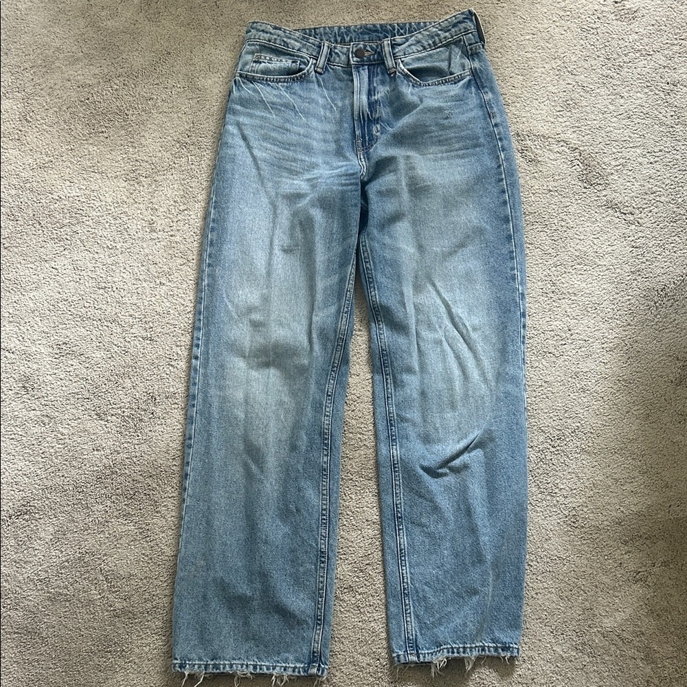 Classic Blue Straight Leg Women's Jeans